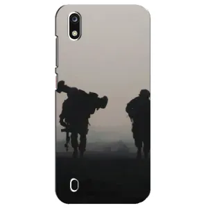 Чехлы на военную тематику для ZTE Blade A7 (2019) (Бой солдат)