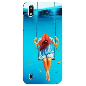 Чохол Стильні дівчата на ZTE Blade A7 (2019) (Дівчина на гойдалці)