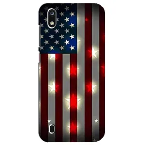 Чехол Флаг USA для ZTE Blade A7 (2019) (Флаг США 2)