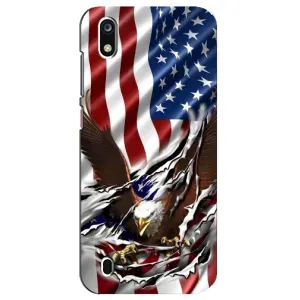 Чехол Флаг USA для ZTE Blade A7 (2019) (Флаг USA)