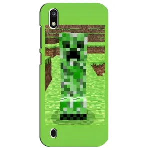 Чехлы для ZTE Blade A7 (2019) (Персонажи Майн Крафт) (Крипер 2)
