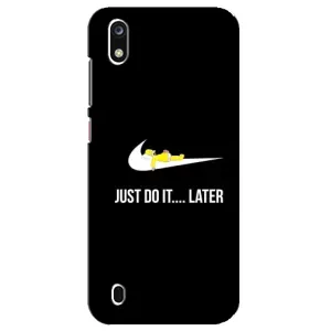 Силиконовый Чехол на ZTE Blade A7 (2019) с картинкой Nike (Later)