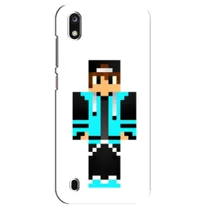 Чехлы для ZTE Blade A7 (2019) (Персонажи Майн Крафт) (Мальчик в голубом)