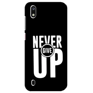 Силиконовый Чехол на ZTE Blade A7 (2019) с картинкой Nike (Never Give UP)