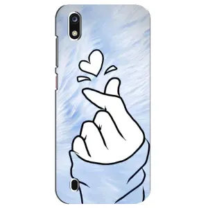 Чехлы (Знак сердечка) на ZTE Blade A7 (2019) (Сердечка знак)