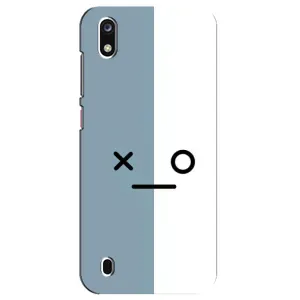 Силиконовые Чехлы (смешные стикеры) для ZTE Blade A7 (2019) (Серо-белый)