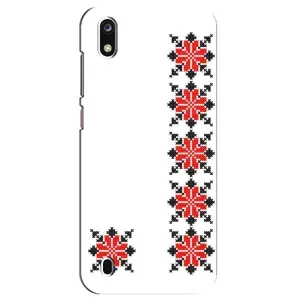 Силиконовый Чехол на ZTE Blade A7 (2019) с картинкой Вышиванки (Силуэт вышиванки)