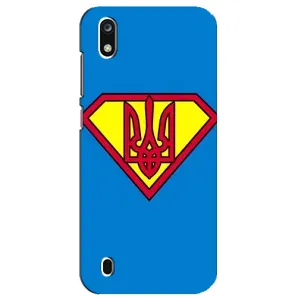 Чохол з картинкою (Патріотичний ГЕРБ) на ZTE Blade A7 (2019) (Герб - супер герой)