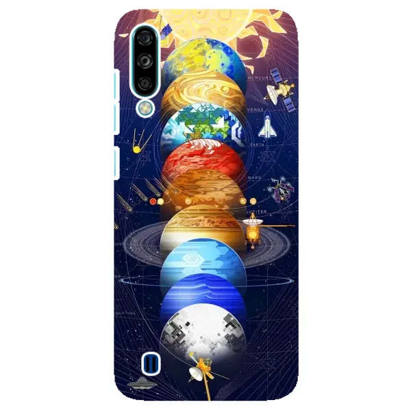 Чехол с рисунком «Арт планети» для ZTE Blade A7 (2020)