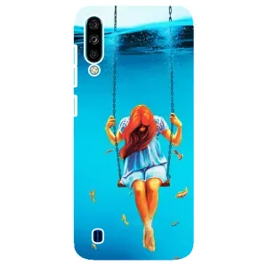 Чохол Стильні дівчата на ZTE Blade A7 (2020) (Дівчина на гойдалці)