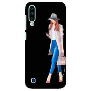 Чохол з картинкою Модні Дівчата ZTE Blade A7 (2020) (Дівчина з телефоном)