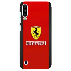 Силіконовий бампер з картинкою машини на ZTE Blade A7 (2020) (Ferrari Logo)