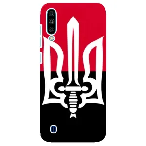 Чехлы УПА (Красно-Чёрный) на ZTE Blade A7 (2020) (Герб Украины)