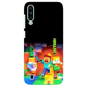Чехлы для ZTE Blade A7 (2020) (Персонажи Майн Крафт) (Герой Майнкрафт)