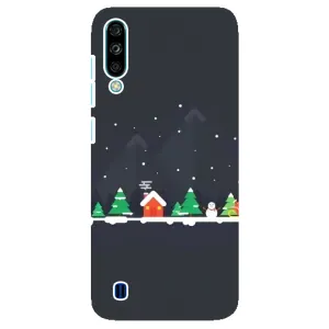Силіконовий бампер на різдво для ZTE Blade A7 (2020) (Місто зимове)