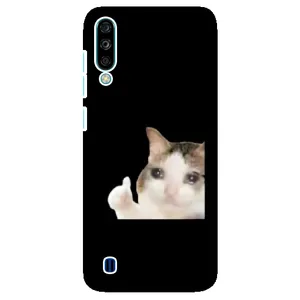 Бампер с принтом Мемы для ZTE Blade A7 (2020) (Кот в слезах)