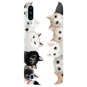 Силіконовий чохол з котиком для ZTE Blade A7 (2020) (Коти)