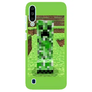 Чехлы для ZTE Blade A7 (2020) (Персонажи Майн Крафт) (Крипер 2)