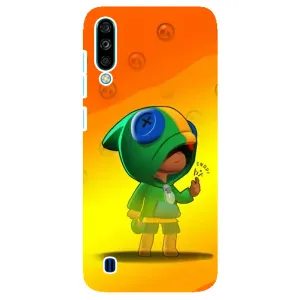Чехол Бравл Старс для ZTE Blade A7 (2020) (LEON в кофте)