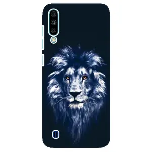 Чохол з картинкою на ZTE Blade A7 (2020) (Лев – синій)