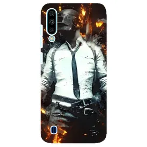Силиконовый чехол с картинкой "Герой Pubg" на ZTE Blade A7 (2020) (Man Пубг)
