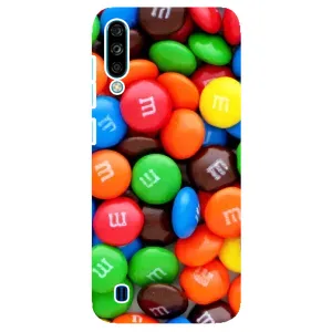 Чехол с изображением вкусной еды для ZTE Blade A7 (2020) (Разноцветные M&M'S)