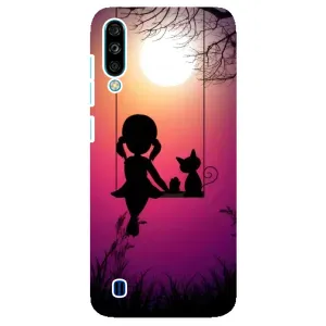 Дівчачий Чохол для ZTE Blade A7 (2020) (На гойдалці)