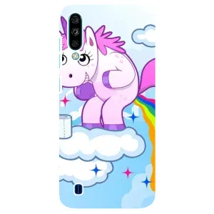 Чехол Unicorn на ZTE Blade A7 (2020) (Радуга единорожка)
