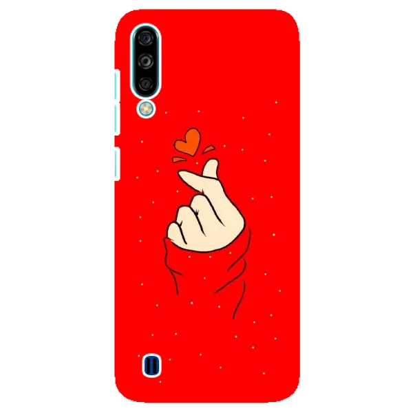 Чехол с рисунком «Сердце на красном» для ZTE Blade A7 (2020)
