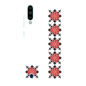 Силіконовый Чохол на ZTE Blade A7 (2020) з картинкой Вишиванки (Силует вишиванки)