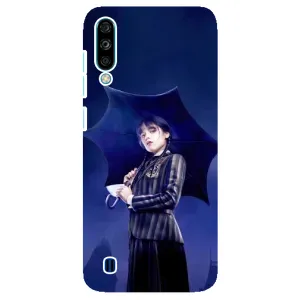 Чохол з картинкою Венсдей на ZTE Blade A7 (2020) (Венсдей з парасолькою)