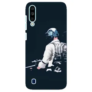 Силиконовый чехол с картинкой "Герой Pubg" на ZTE Blade A7 (2020) (В экиперовке)