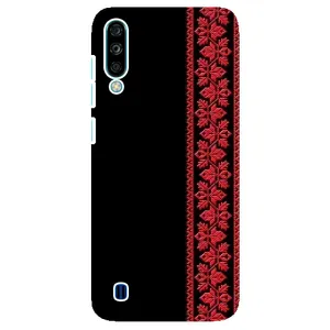 Силіконовый Чохол на ZTE Blade A7 (2020) з картинкой Вишиванки (Вишиванка на чорному)