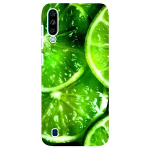 Чехол с изображением вкусной еды для ZTE Blade A7 (2020) (Яркий ЛАЙМ)