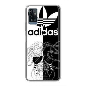 Чехол в стиле "Адидас" для ЗТЕ Блейд А71 (Adidas шнурки)