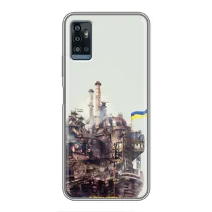 Чехлы на военную тематику для ZTE Blade A71 (Азовсталь)