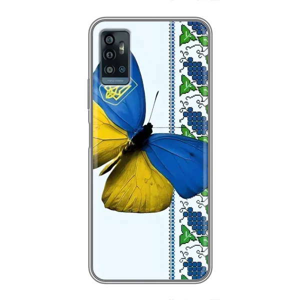 Чехол с рисунком «Бабочка» для ZTE Blade A71 Чехол с рисунком «Бабочка» для ZTE Blade A71