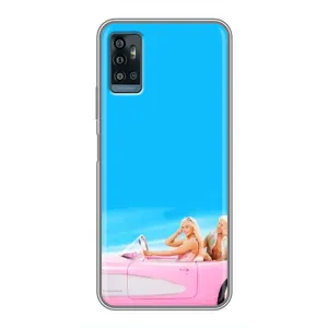 Силиконовый Чехол Барби Фильм на ZTE Blade A71 (Барби и Кен)