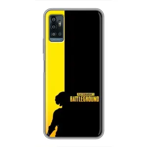 Чохол (TPU) з картинкою "Лого Пабг" на ЗТЕ Блейд А71 (Battlegrounds)