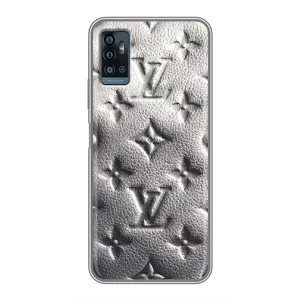 Текстурный Чехол Louis Vuitton для ЗТЕ Блейд А71 (Бежевый ЛВ)