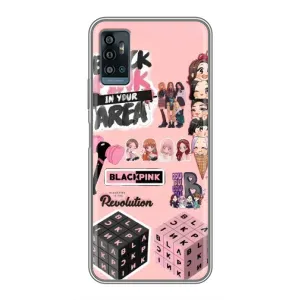 Чохли з картинкою для ZTE Blade A71 (BLACK PINK колаж)