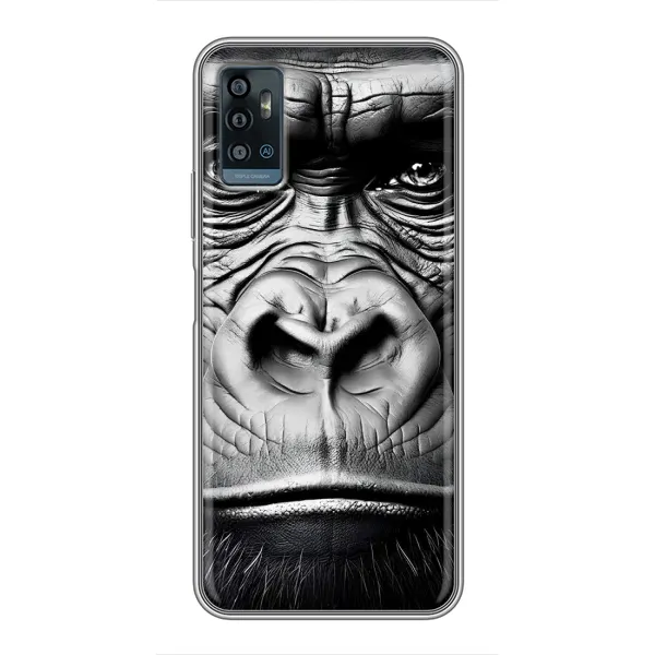 Чехол с рисунком «Черная обезьяна» для ZTE Blade A71 Чехол с рисунком «Черная обезьяна» для ZTE Blade A71