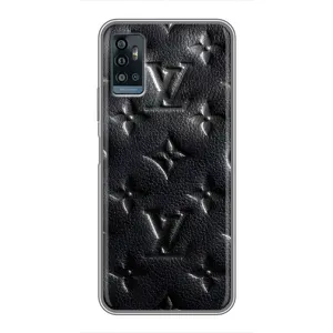Текстурный Чехол Louis Vuitton для ЗТЕ Блейд А71 (Черный ЛВ)