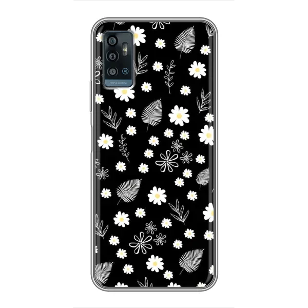 Чехол с рисунком «цветение на чорном» для ZTE Blade A71 Чехол с рисунком «цветение на чорном» для ZTE Blade A71
