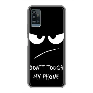Чехол с прикольным текстом на ZTE Blade A71 (Dont)