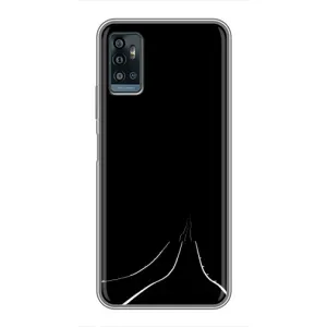 Чохол з картинками на чорному фоні для ZTE Blade A71 (Дорога)