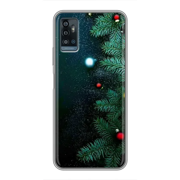 Чехол с рисунком «Елка» для ZTE Blade A71 Чехол с рисунком «Елка» для ZTE Blade A71