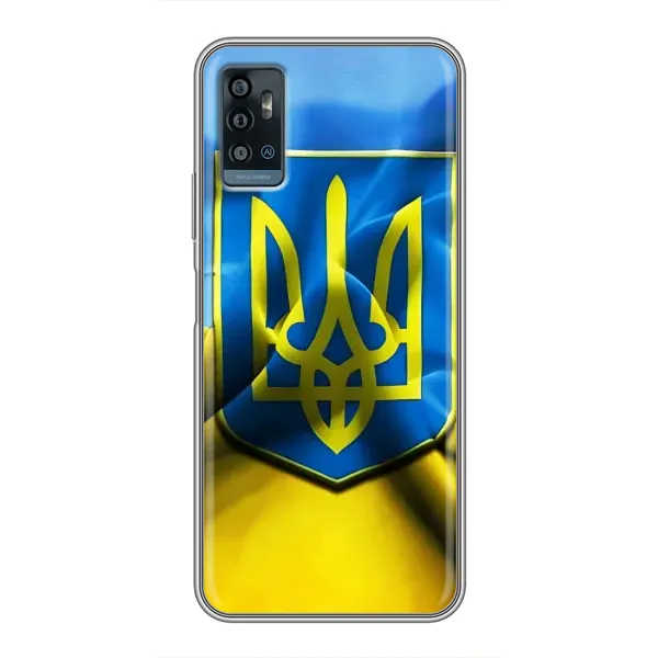 Чехол с рисунком «Герб и Флаг Украины» для ZTE Blade A71 Чехол с рисунком «Герб и Флаг Украины» для ZTE Blade A71