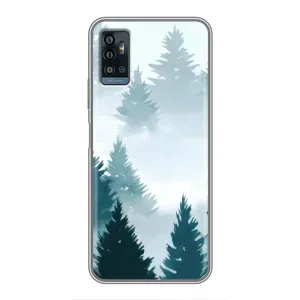 Летний Чехол на ZTE Blade A71 (Горный лес)