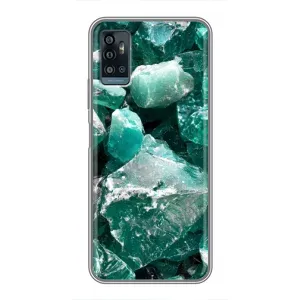 Чохол (Дорого-богато) на ZTE Blade A71 (Смарагд)